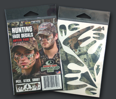 Hunting Face Decals Retail