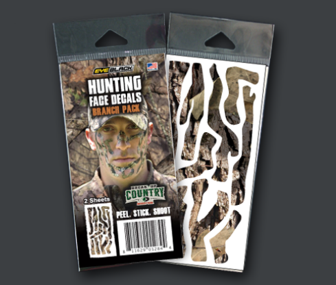 Hunting Face Decals Retail