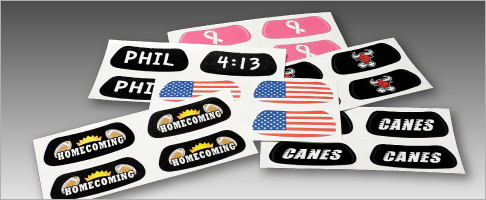 Custom Eye Black Sticker, Customizable Eye Black Stickers - Great for  Baseball, Softball, Football, Lacrosse, Sports