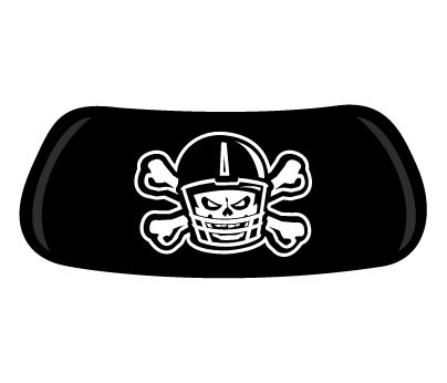 Football Helmet Crossbones