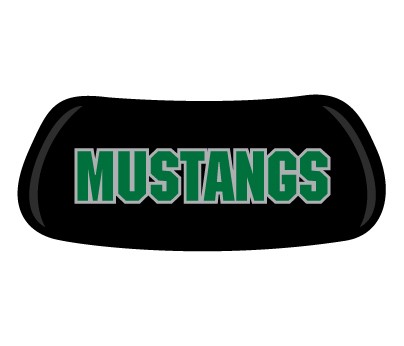 Mustangs In Green