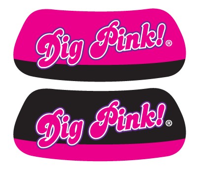 Dig Pink® Eye Black (2 Pair)