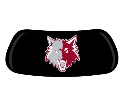 Wolf Head Maroon / gray