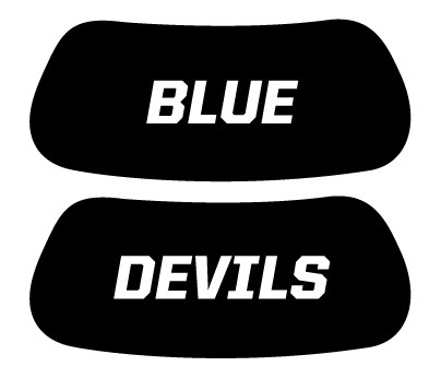 Blue Devils Eye Black