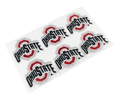 Ohio State Buckeyes Glitter Face Decals