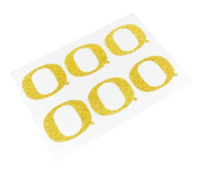 Oregon Ducks Glitter Face Decals