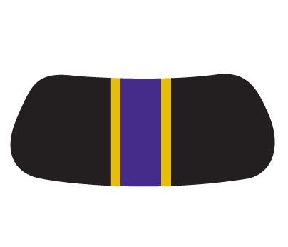 Purple Gold & Black Gridiron EyeBlack