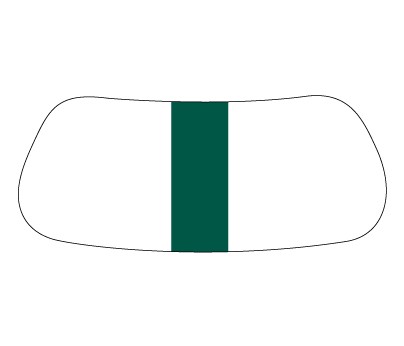 Hunter Green & White Gridiron EyeBlack