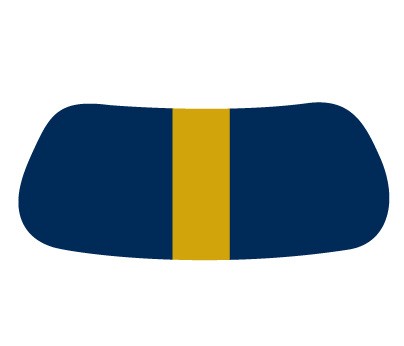 Millennium Blue & Gold Gridiron EyeBlack