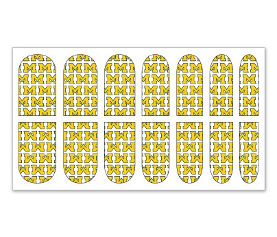 Michigan Nail Decals