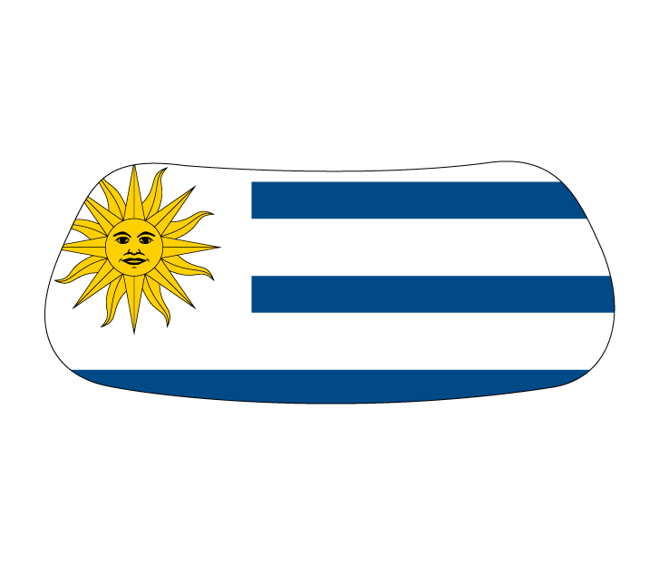 Uruguay Flag Original EyeBlack