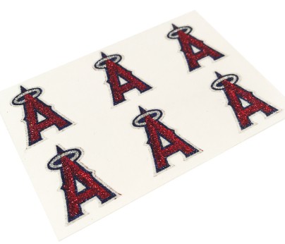 Los Angeles Angels Glitter Face Decals