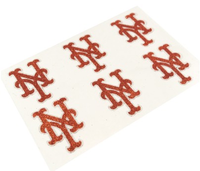 New York Mets Glitter Face Decals