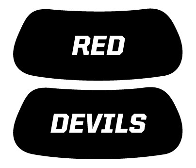 Red Devils Eye Black