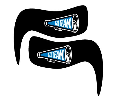 Go Team Blue Megaphone