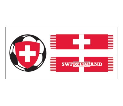 Switzerland Soccer Scarf 