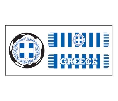 Greece Soccer Scarf 