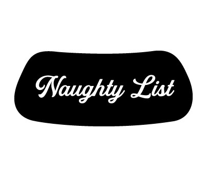 Christmas Naughty List Eye Black