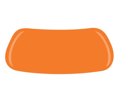 Orange Eye Black Football Face Paint Under Eyes Eyeblack