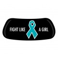 Ovarian Cancer Ribbon Fight Like a Girl