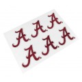 Alabama Crimson Tide Glitter Face Decals