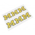 Michigan Wolverines Glitter Face Decals