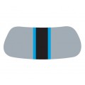 Silver Blue & Black Gridiron EyeBlack