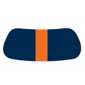 Navy & Orange Gridiron EyeBlack