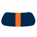 Navy & Orange Gridiron EyeBlack