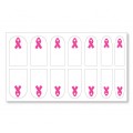 Pink Ribbon Nail Decals