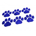 Blue Paw Glitter Face Decals