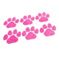 Pink Paw Glitter Face Decals