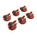 Baltimore Orioles Glitter Face Decals