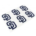San Diego Padres Glitter Face Decals