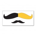 Black and Yellow Mustache