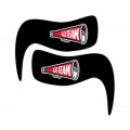 Go Team Red Megaphone Smear EB