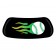 Flaming Green Baseball